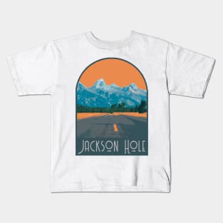 Jackson Hole Decal Kids T-Shirt